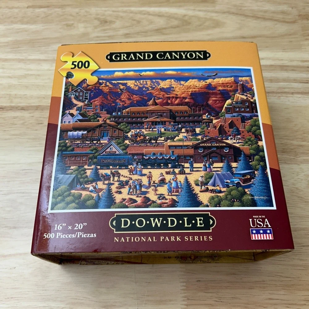 Dowdle Grand Canyon 500 Pc Puzzle National Park Series Folk Art Eric Dowdle 2018